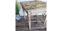 Table d'écriture en bois patine d'origine